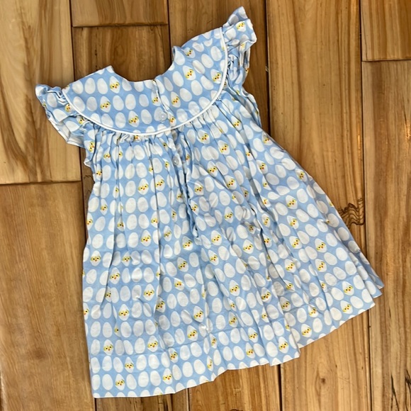 Flutter Dress/Tunic - 2T - Hatching Chicks Pattern (Great for Easter!) - Picture 3 of 11